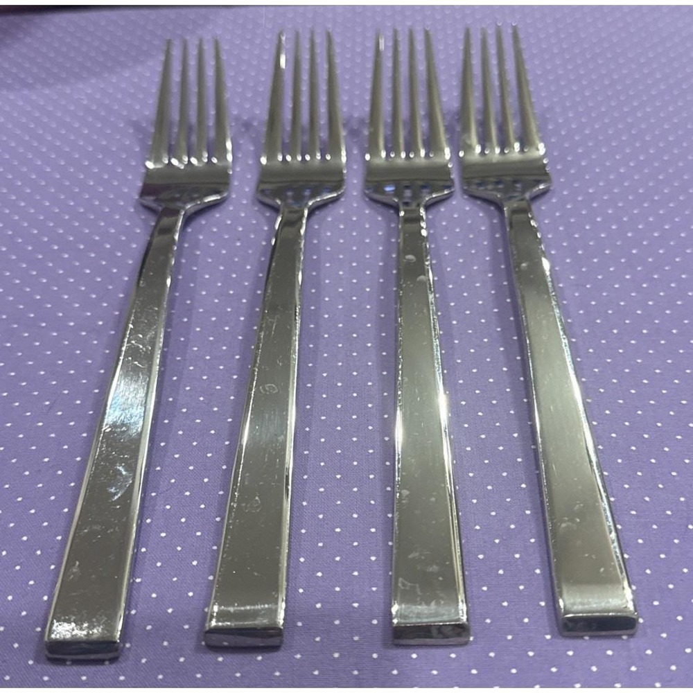 Dansk Meridian 18/10 Stainless Steel Dinner Forks Fork‎ Set Of 4 Flatware
